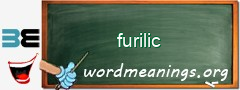 WordMeaning blackboard for furilic